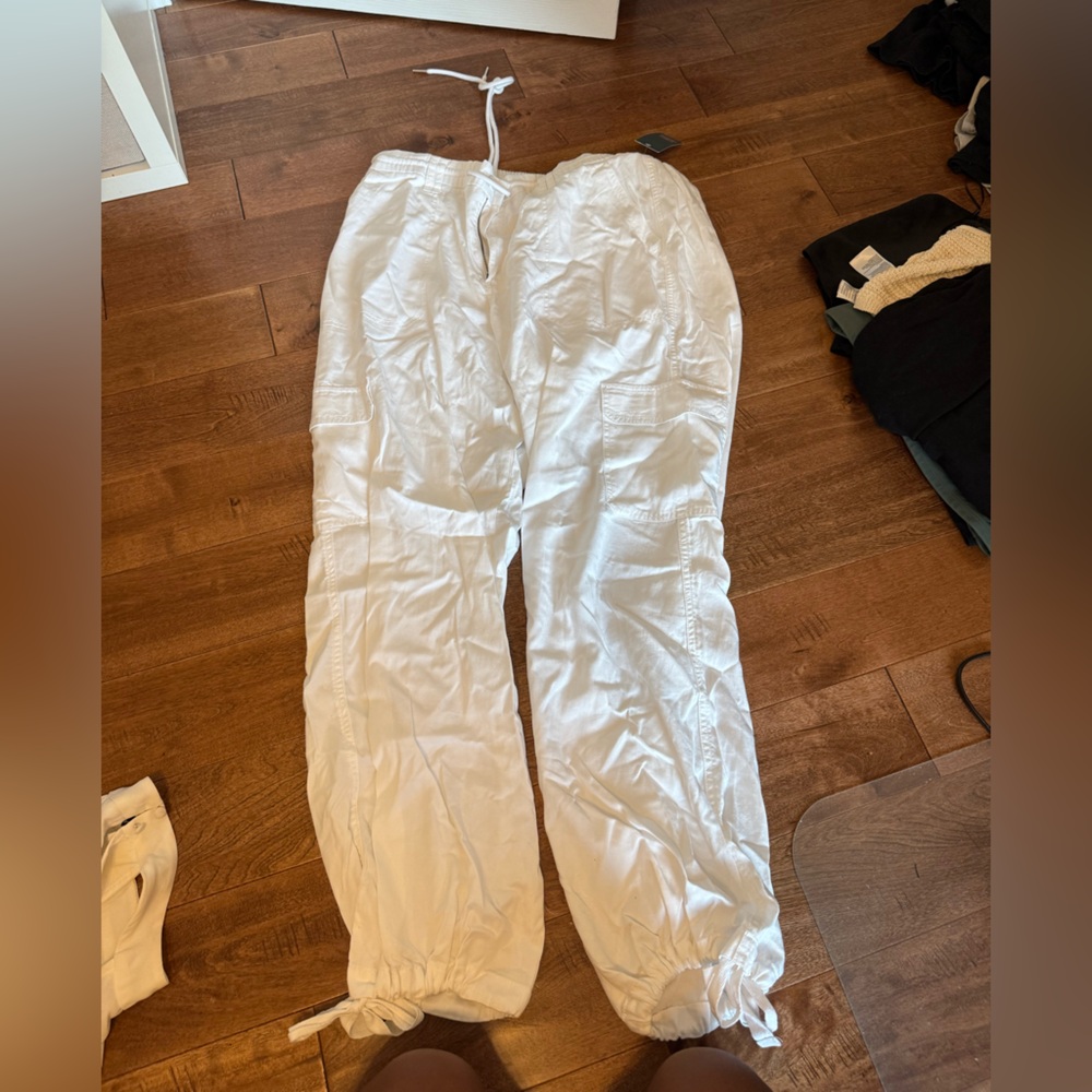 Wild Fable White Drawstring Pants